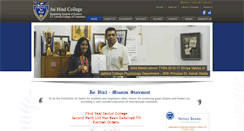 Desktop Screenshot of jaihindcollege.com